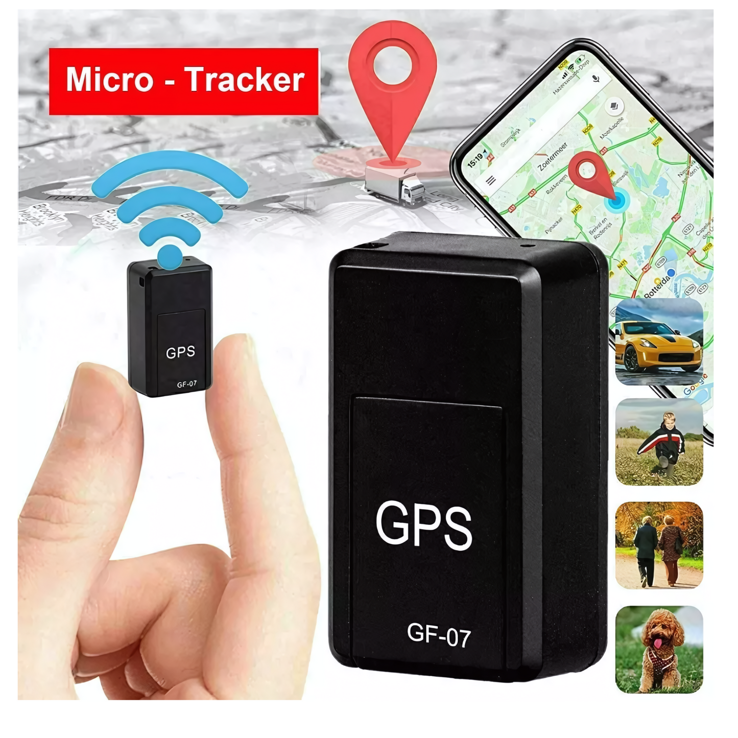 MINI GPS RASTREADOR MAGNÉTICO