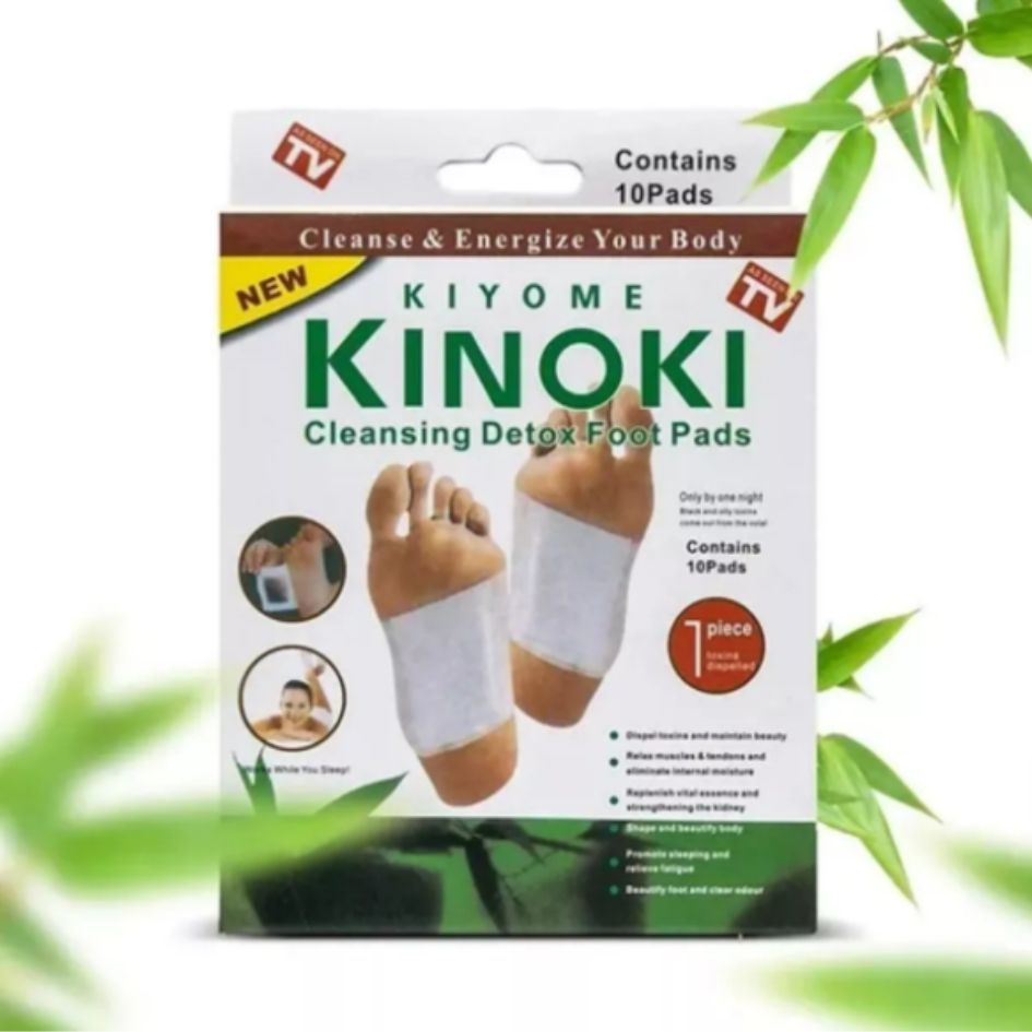 100 PARCHES PARA PIES DESINTOXICANTE KINOKI BAMBU